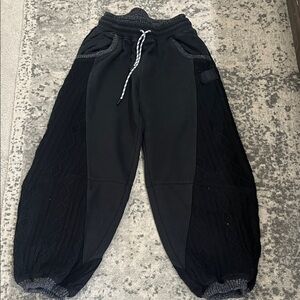 Free People Cable Knit Harem joggers